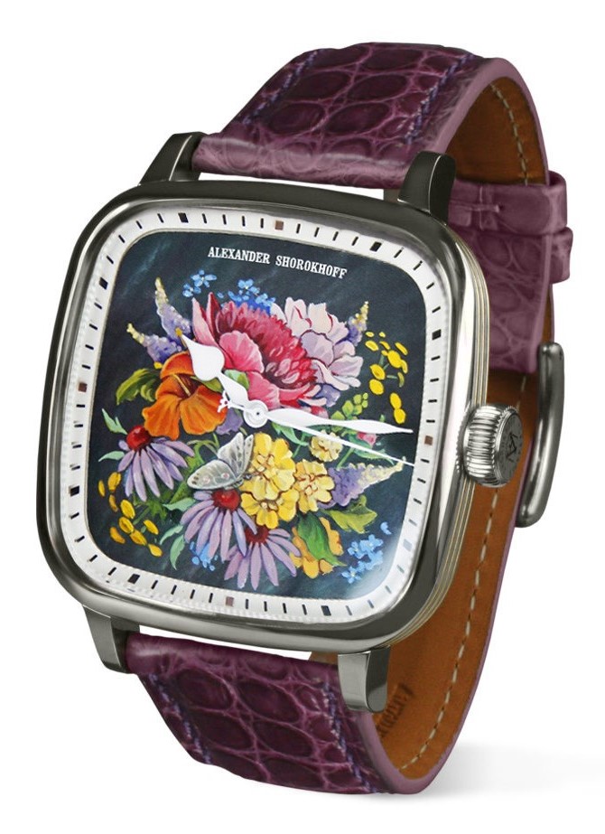dámske hodinky ALEXANDER SHOROKOHFF model KANDY BOUQUET AS.KD01-BQT