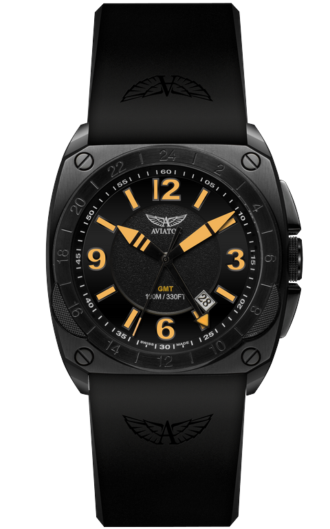 pánske hodinky AVIATOR model MIG-29 GMT M.1.12.5.053.6