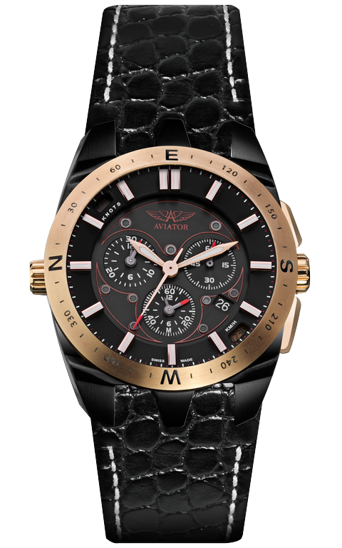 pánske hodinky AVIATOR model MIG-29 chrono M.2.03.6.009.4