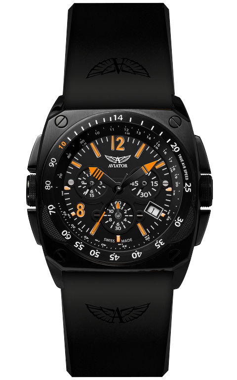 pánske hodinky AVIATOR model MIG-29 chrono M.2.04.5.070.6