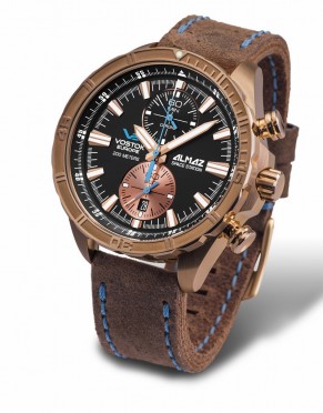 p�nske hodinky Vostok-Europe ALMAZ bronze line 6S11/320O266