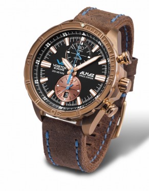 pnske hodinky Vostok-Europe ALMAZ bronze line 6S11/320O266