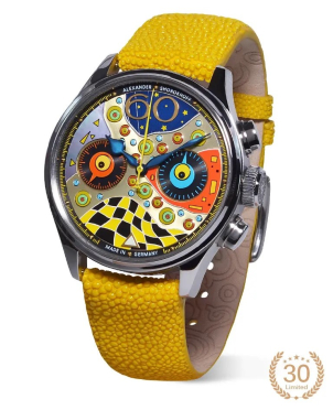 n�ramkov� hodinky ALEXANDER SHOROKOHFF model Crazy Eyes AS.LCD-CRS01