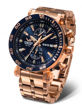 pnske hodinky Vostok-Europe ENERGIA Rocket chrono line VK61/575B590B