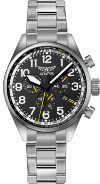 pánske hodinky AVIATOR model Airacobra P45 Chrono V.2.25.0.169.5