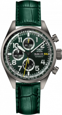 pnske hodinky AVIATOR model Airacobra P45 Chrono Auto V.4.26.7.184.4