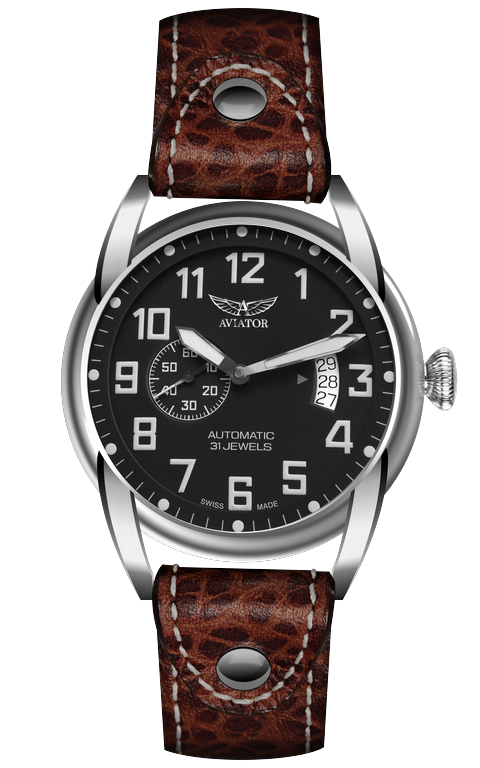pánske letecké hodinky AVIATOR model Bristol Scout V.3.18.0.160.4